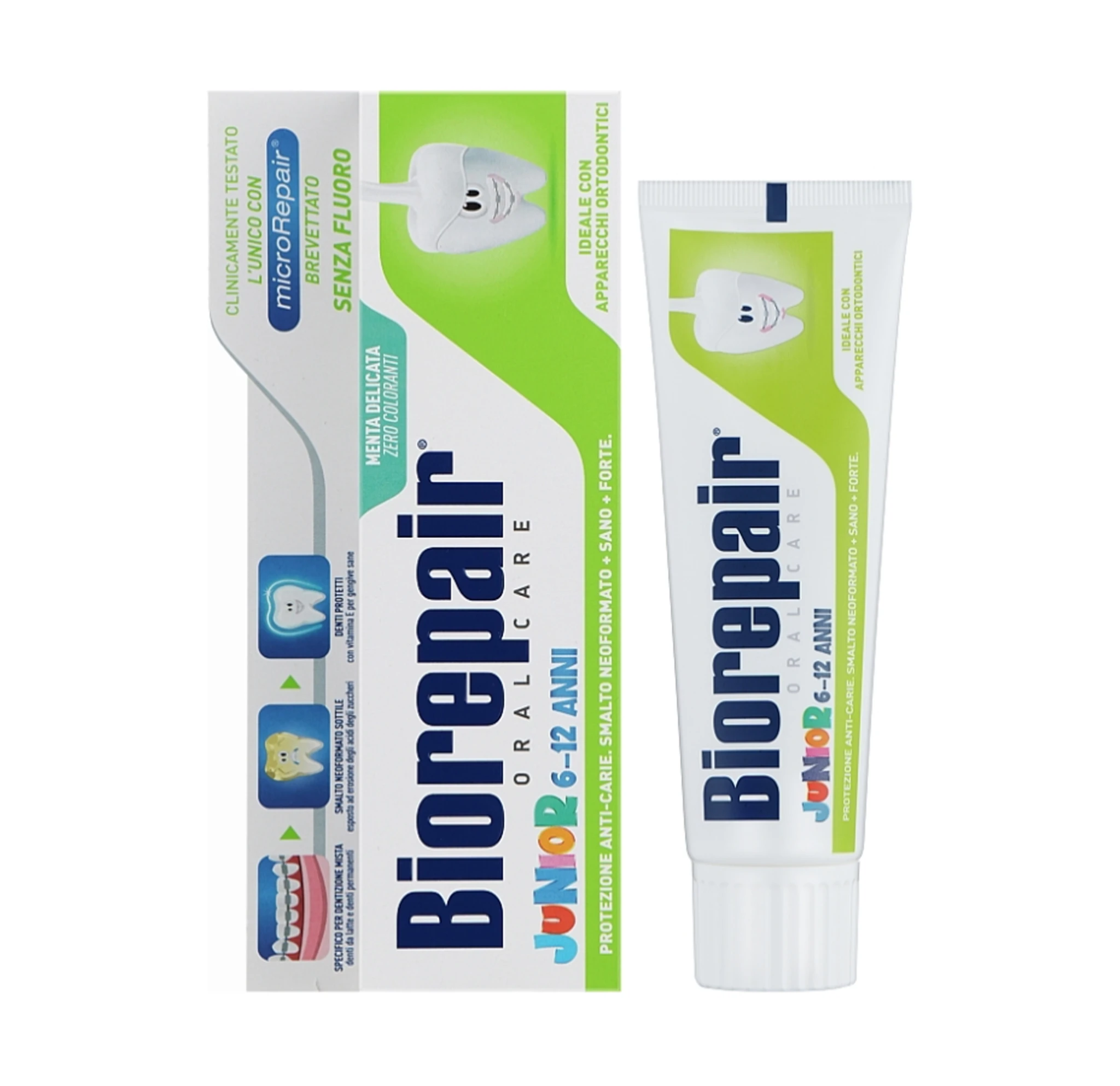 Дитяча зубна паста 6-12 років Biorepair Junior, 75 мл