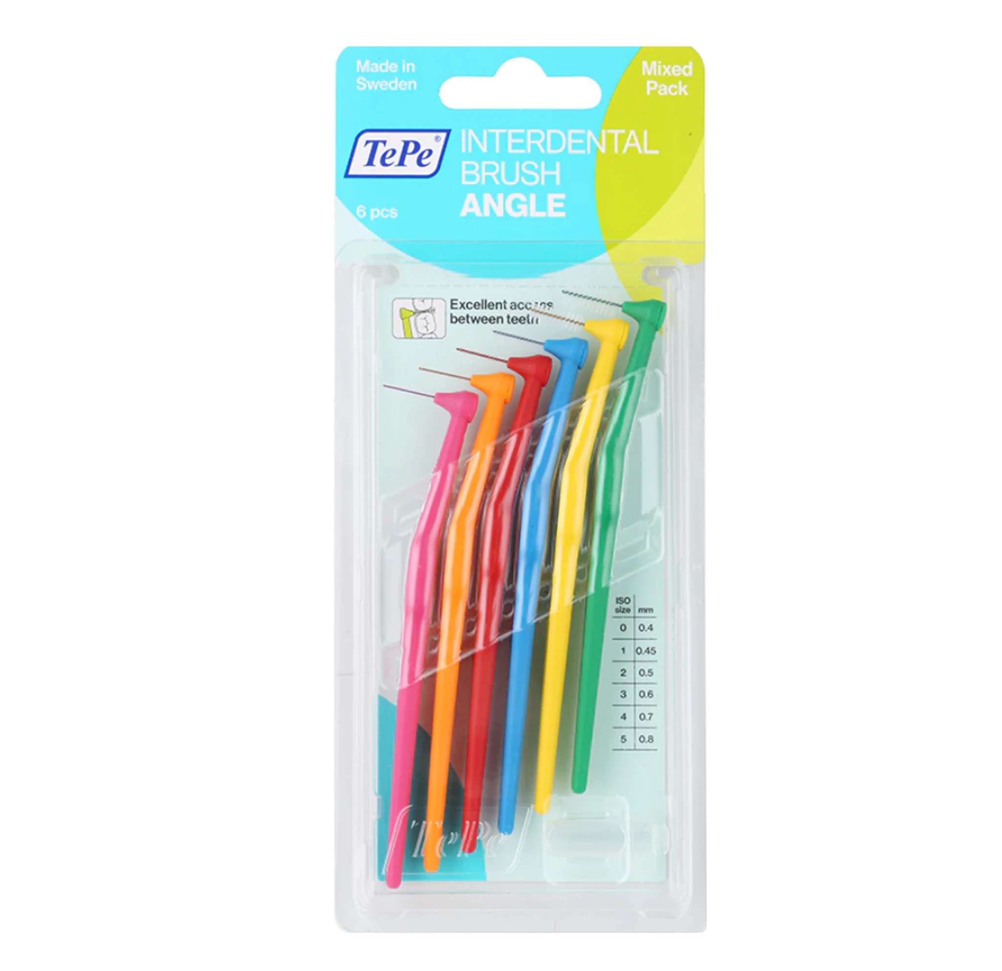 Міжзубні щітки TePe Angle (кутові 6 шт) (000120)
