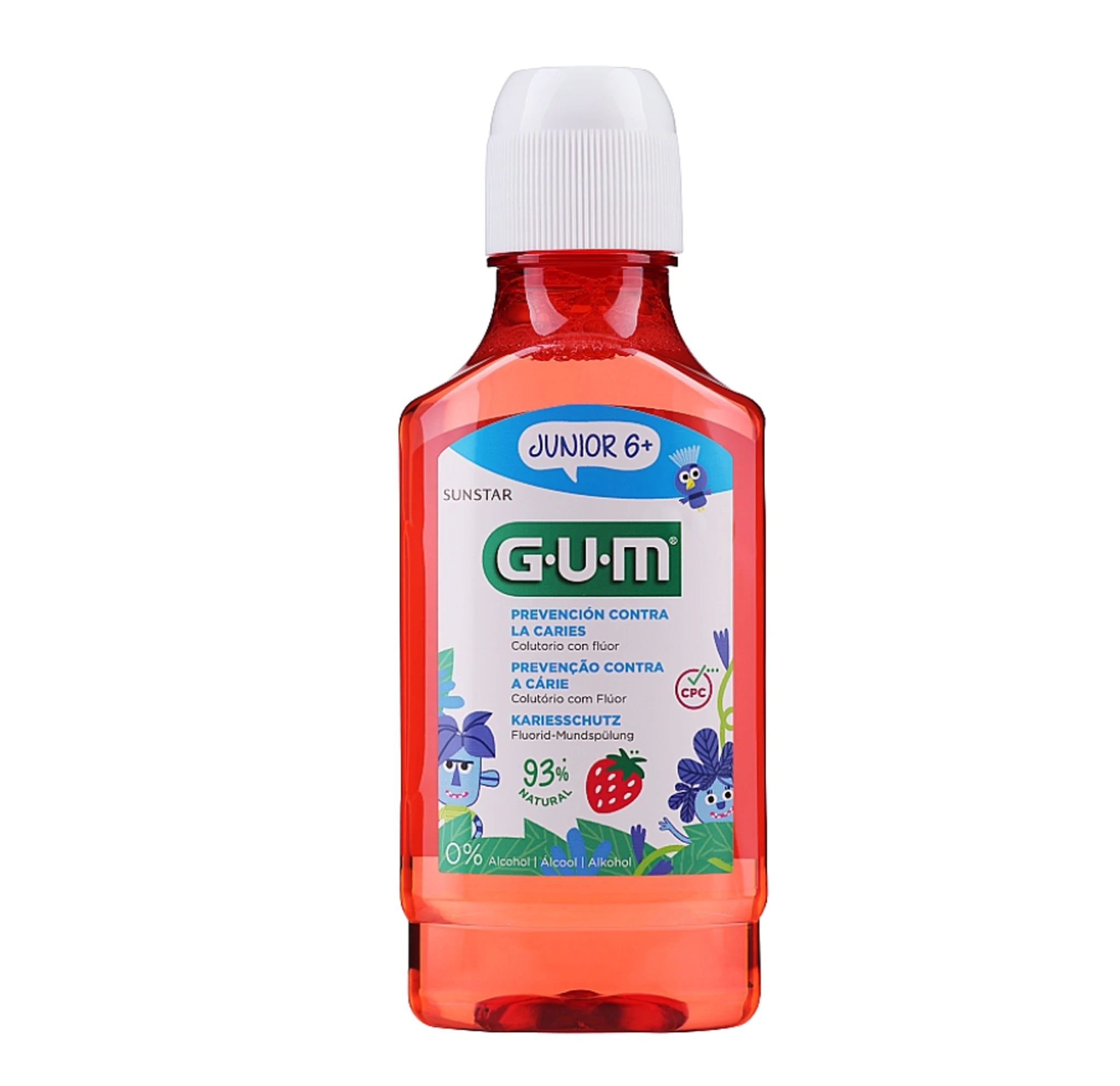 Ополіскувач ротової порожнини GUM Junior для дітей від 6 років, 300мл (0033)