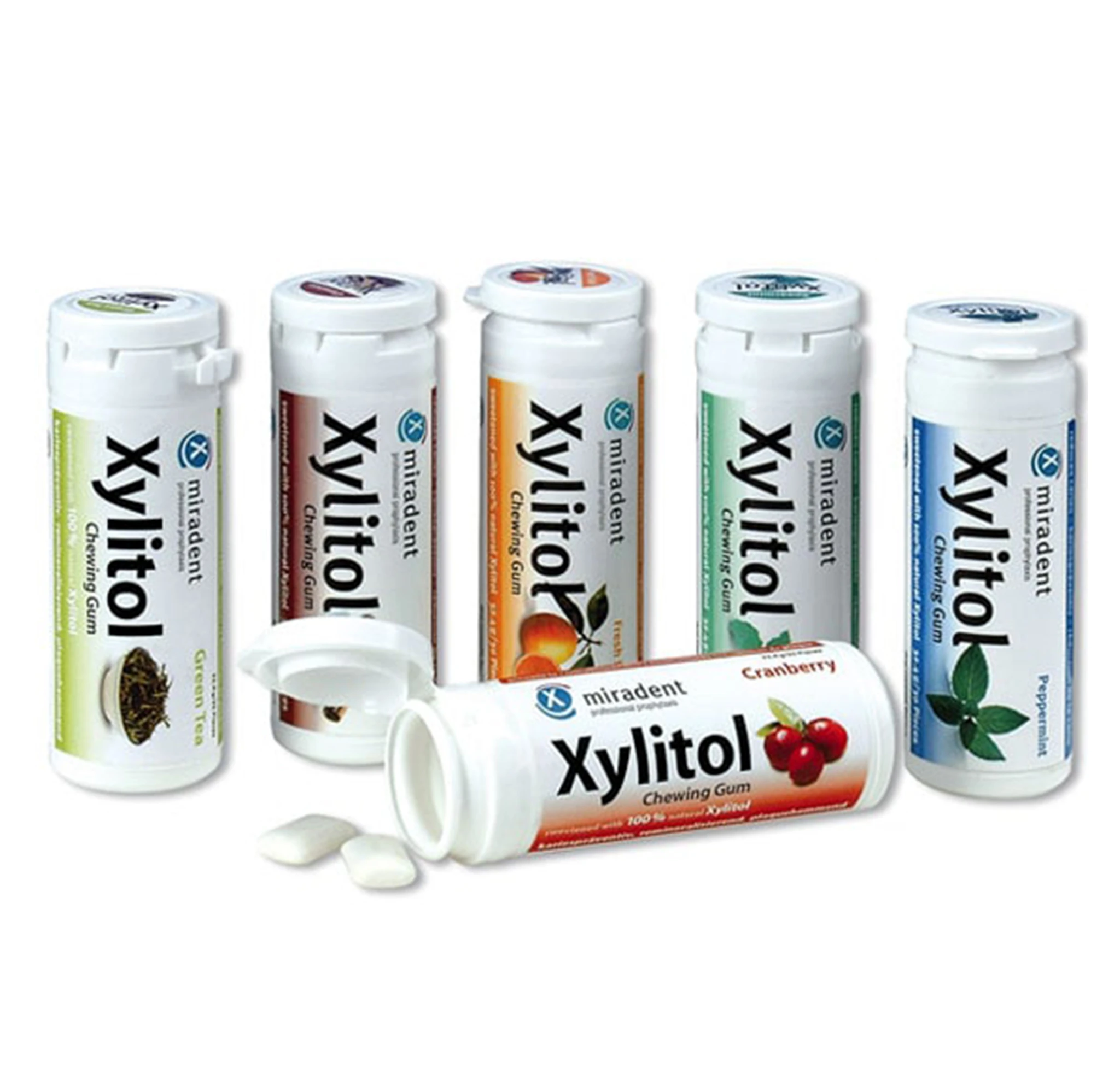 Жувальна гумка з ксилітолом Miradent Xylitol chewing gum (00085)