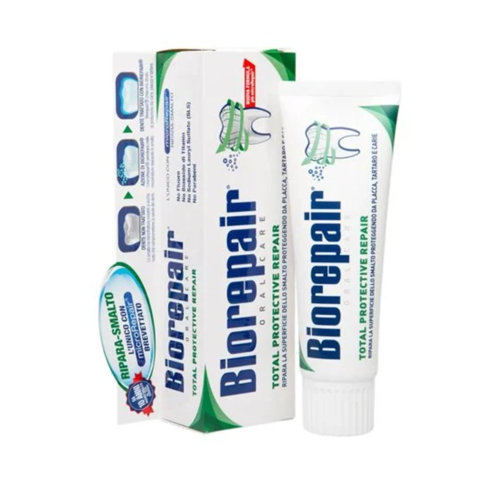 Зубна паста Biorepair Oral Care Total Protective Repair Абсолютний захист та відновлення